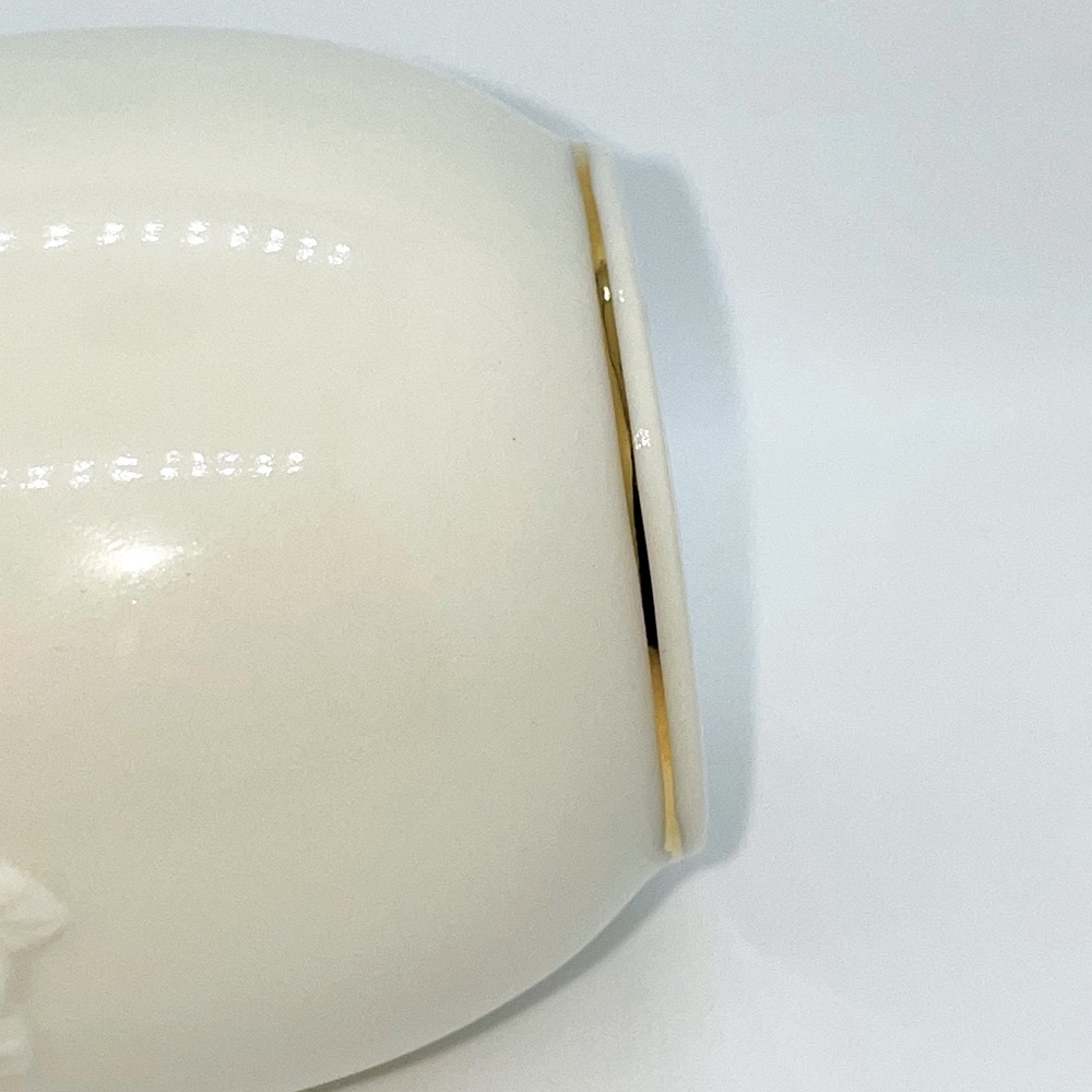 Lenox Fine China Rose Blossom Bud Vase, 24K Gold Trim, Classic Ivory 7.25”H, EUC - Picture 4 of 8